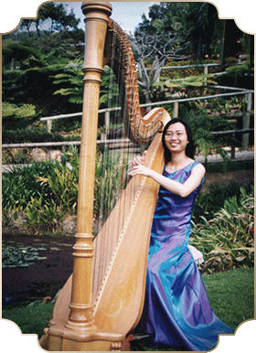 Brisbane Harpist Cindy Brisbane Harpist Cindy Shih